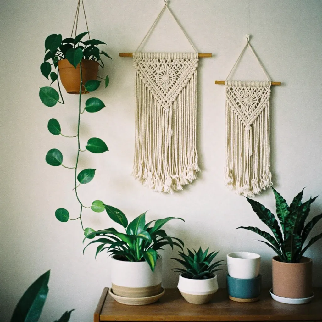 Cozy interior showcasing diverse plant species in natural setting